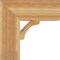 Ekena Millwork Legacy Block Rough Sawn Bracket, Western Red Cedar, 6"W x 18"D x 18"H BKT06X18X18LEC05RWR - alternate 2